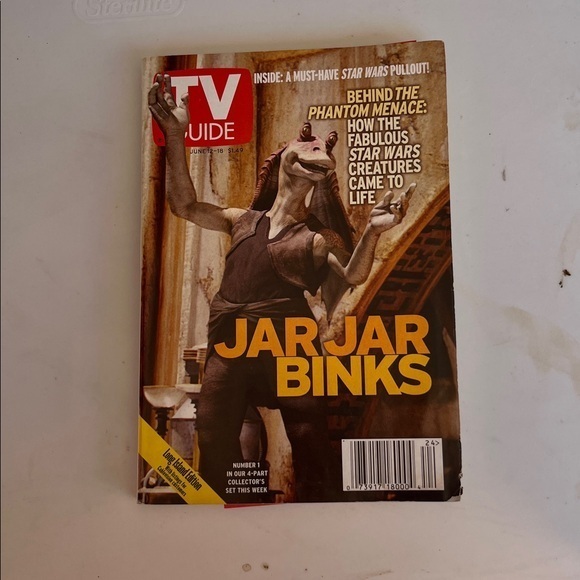 Star Wars Other - Jar Jar Binks TV Guide Phantom Menace
